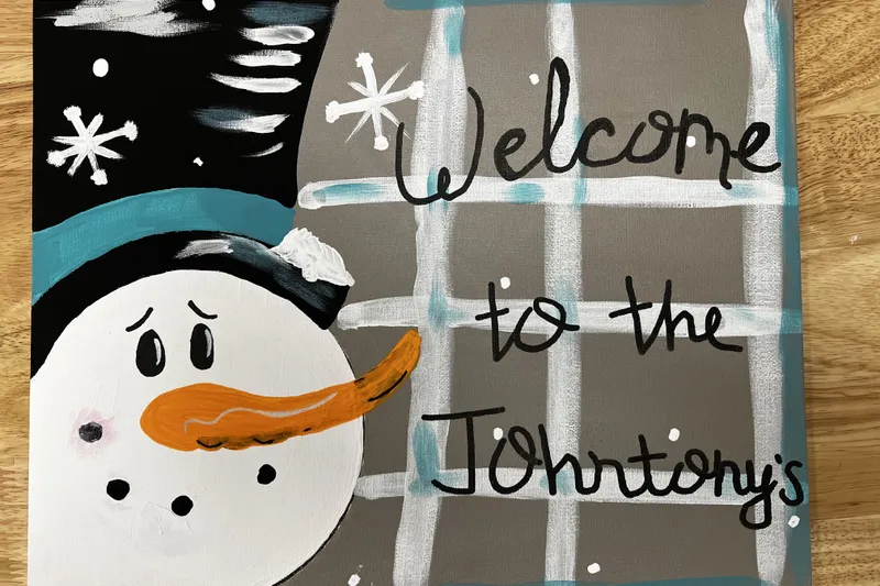 ❄️ Winter Sip & Paint