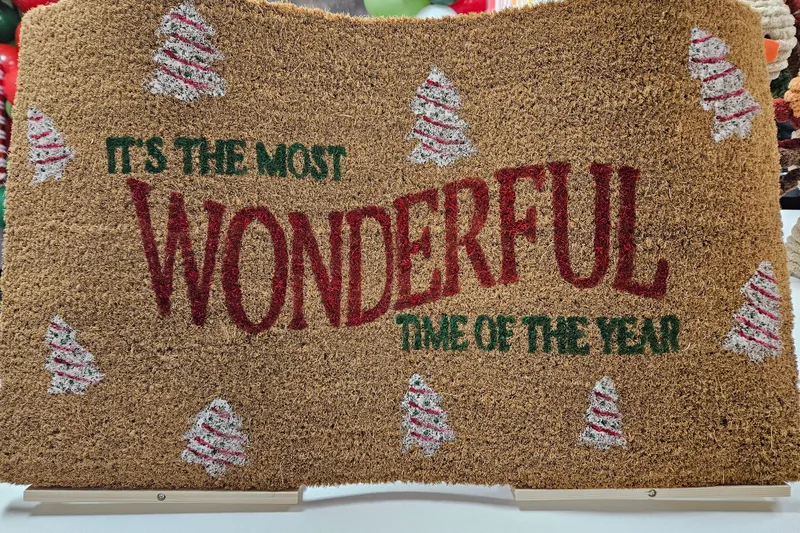 Christmas Door Mat Painting Workshop