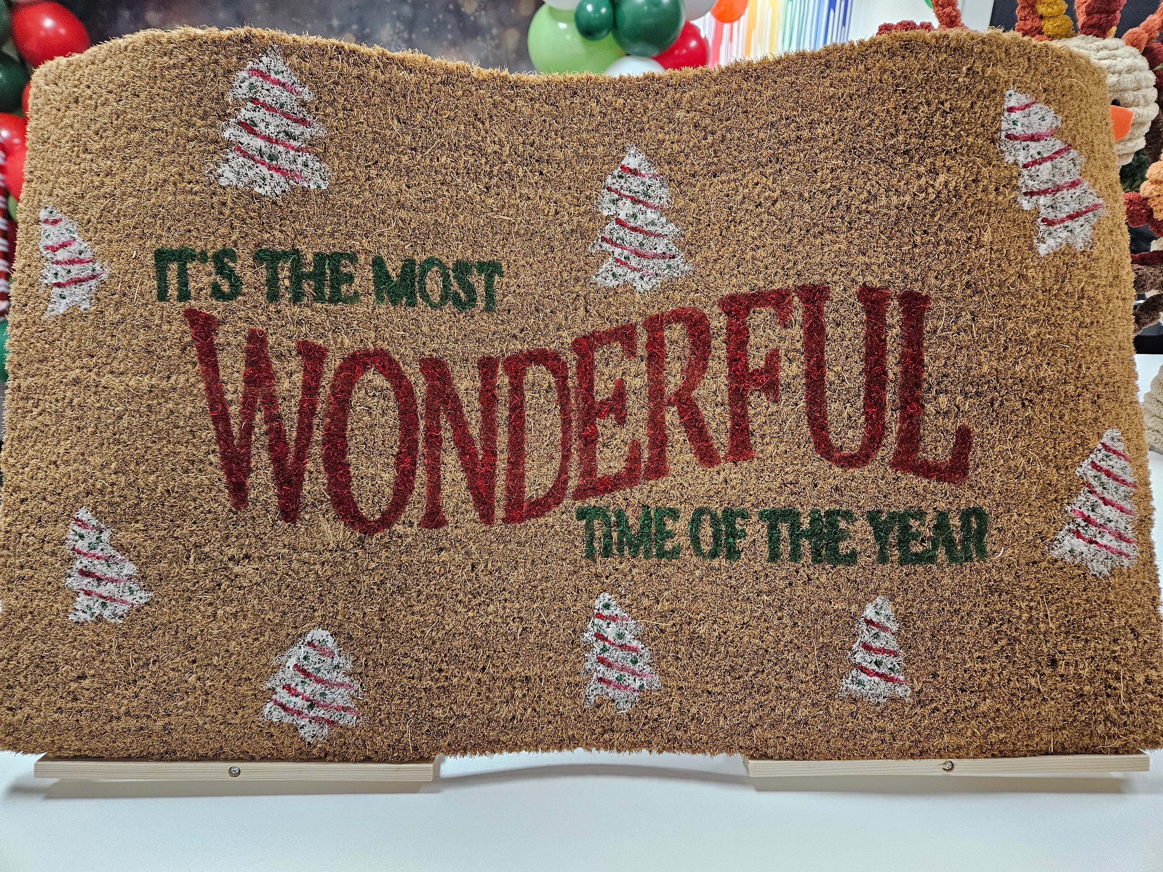 Christmas Door Mat Painting Workshop