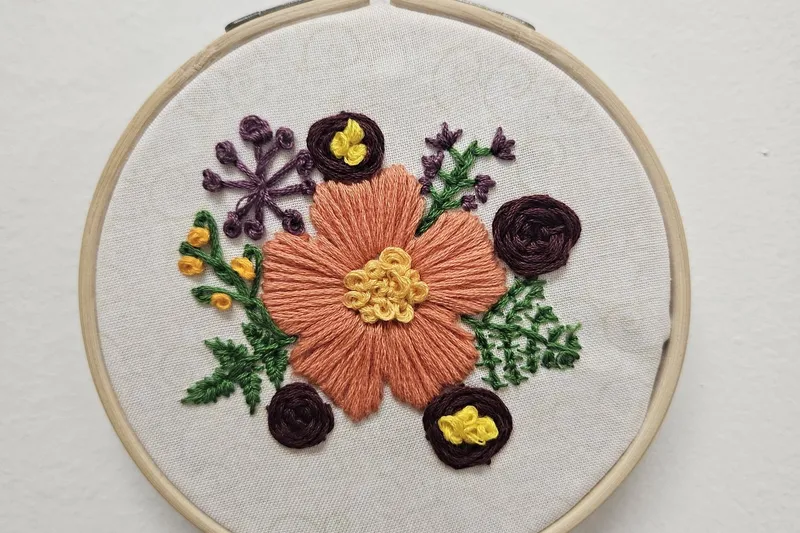 Level 2 Embroidery: Flower