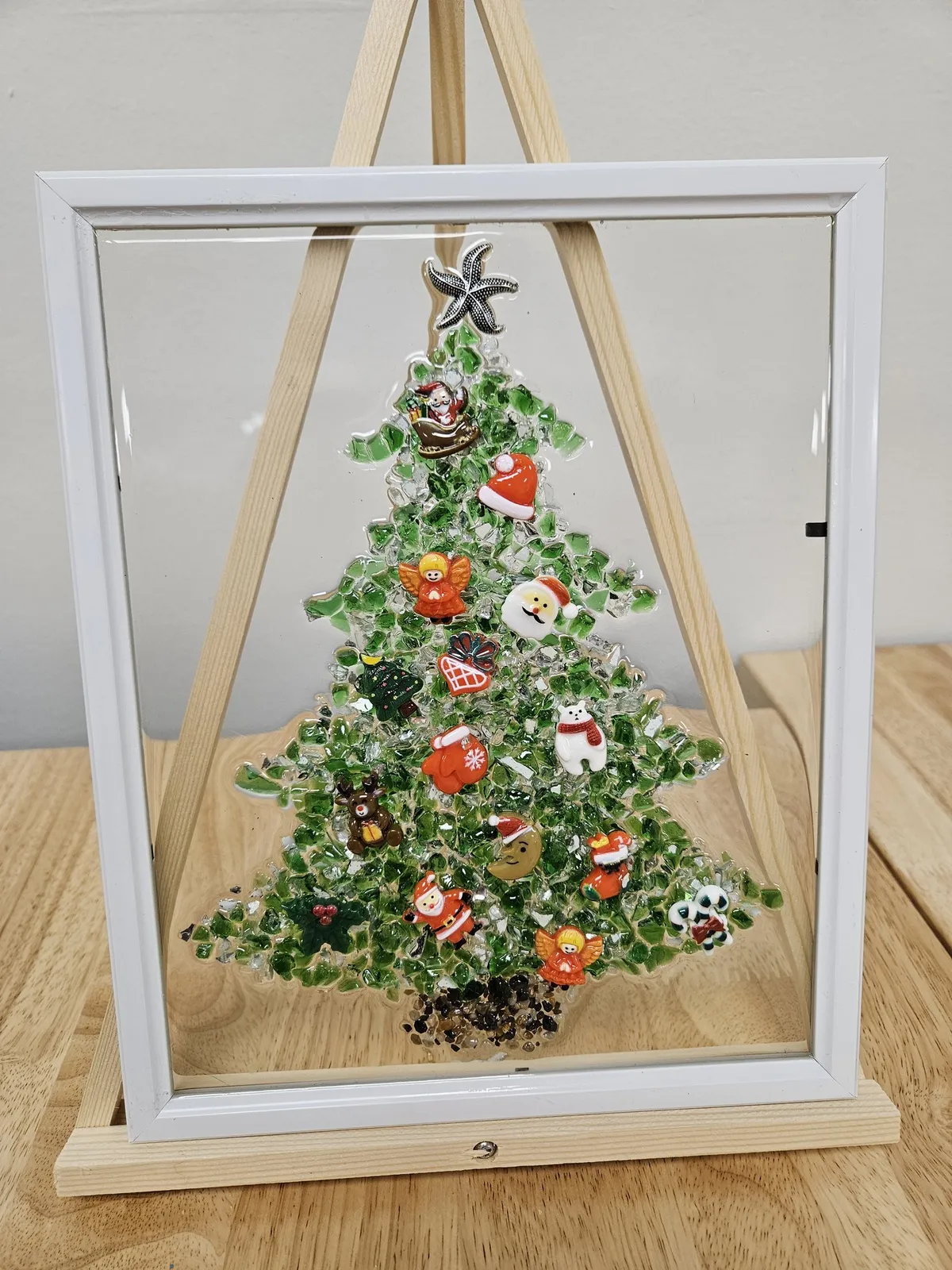 🎄 Christmas in July: Crushed Glass Christmas Tree