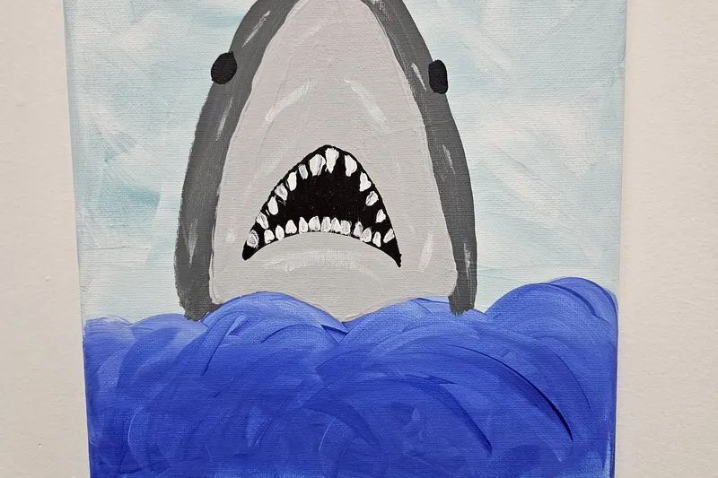 ๐ฆ Shark Week Canvas Paint Class