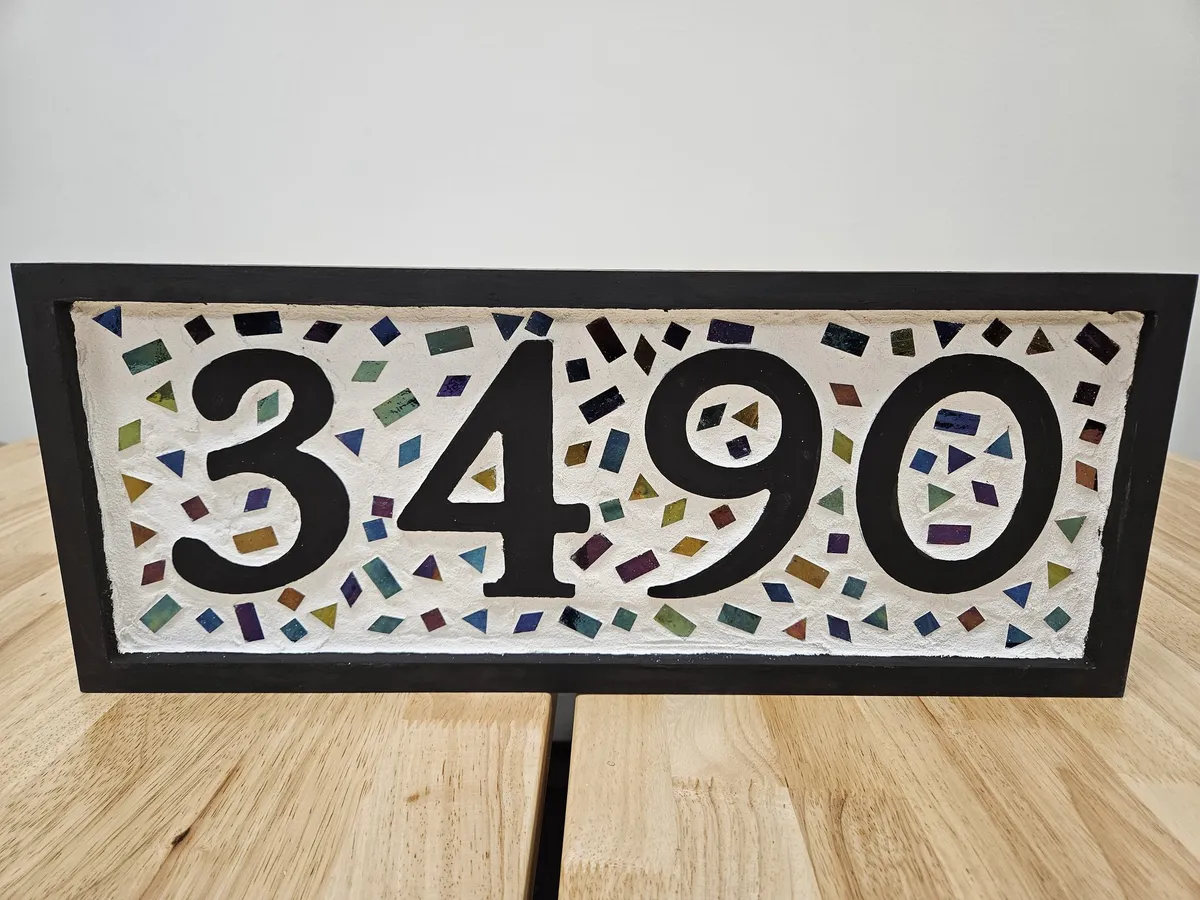 🏡 Mosaic Address Number
