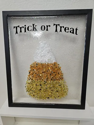 🍂🎃 Fall or Halloween Resin Art Frame Workshop
