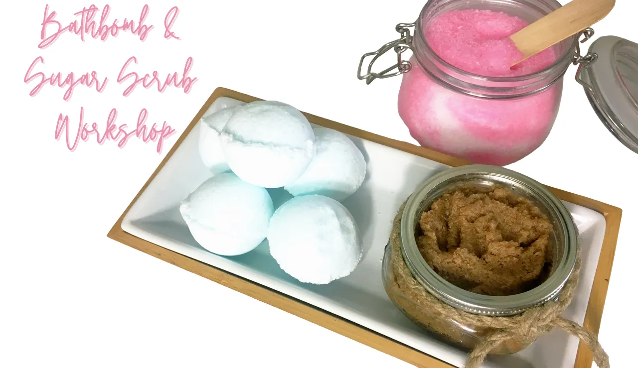 Bath Bombs and Sugar Scrub