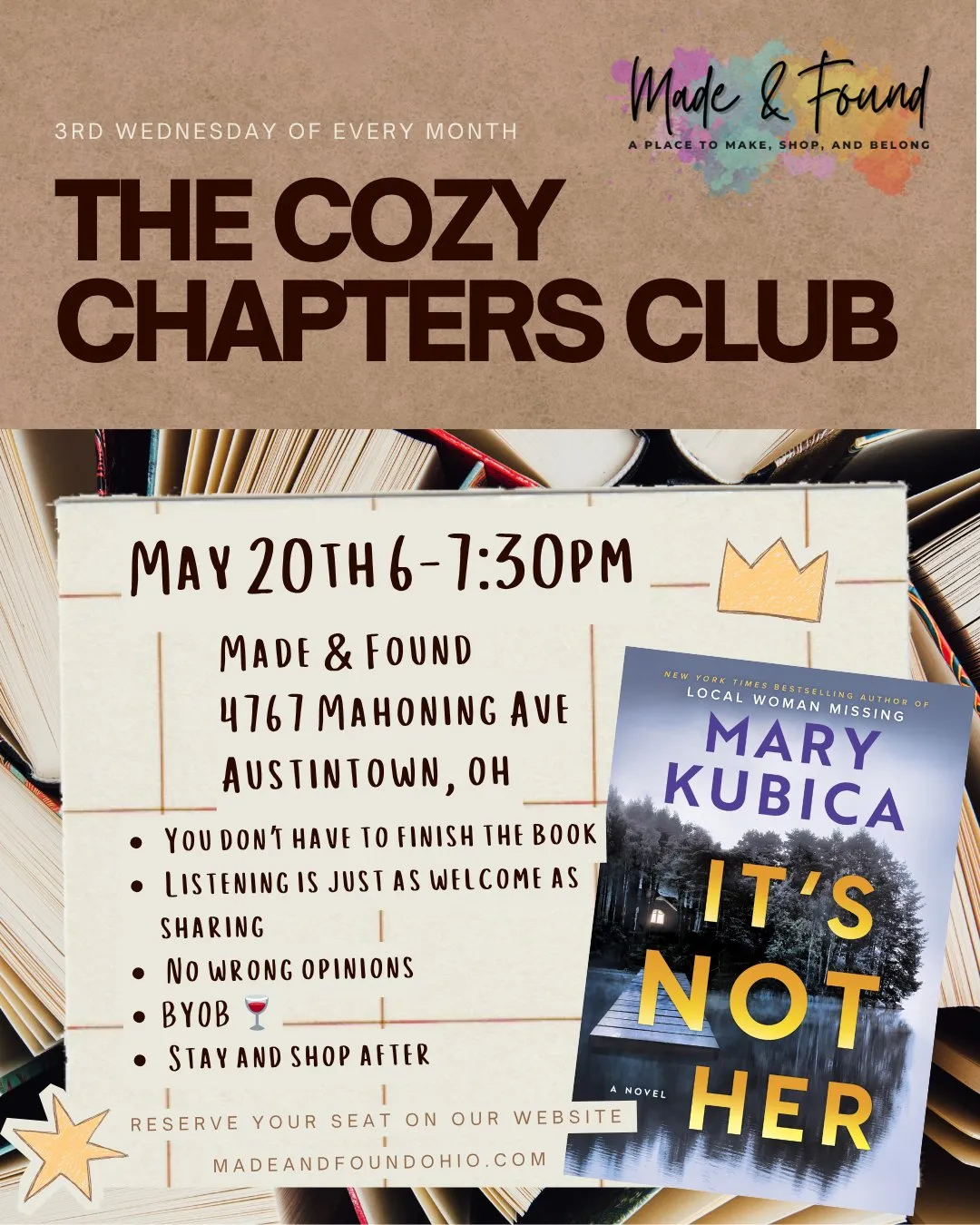 π The Cozy Chapters Club π (Book Club)