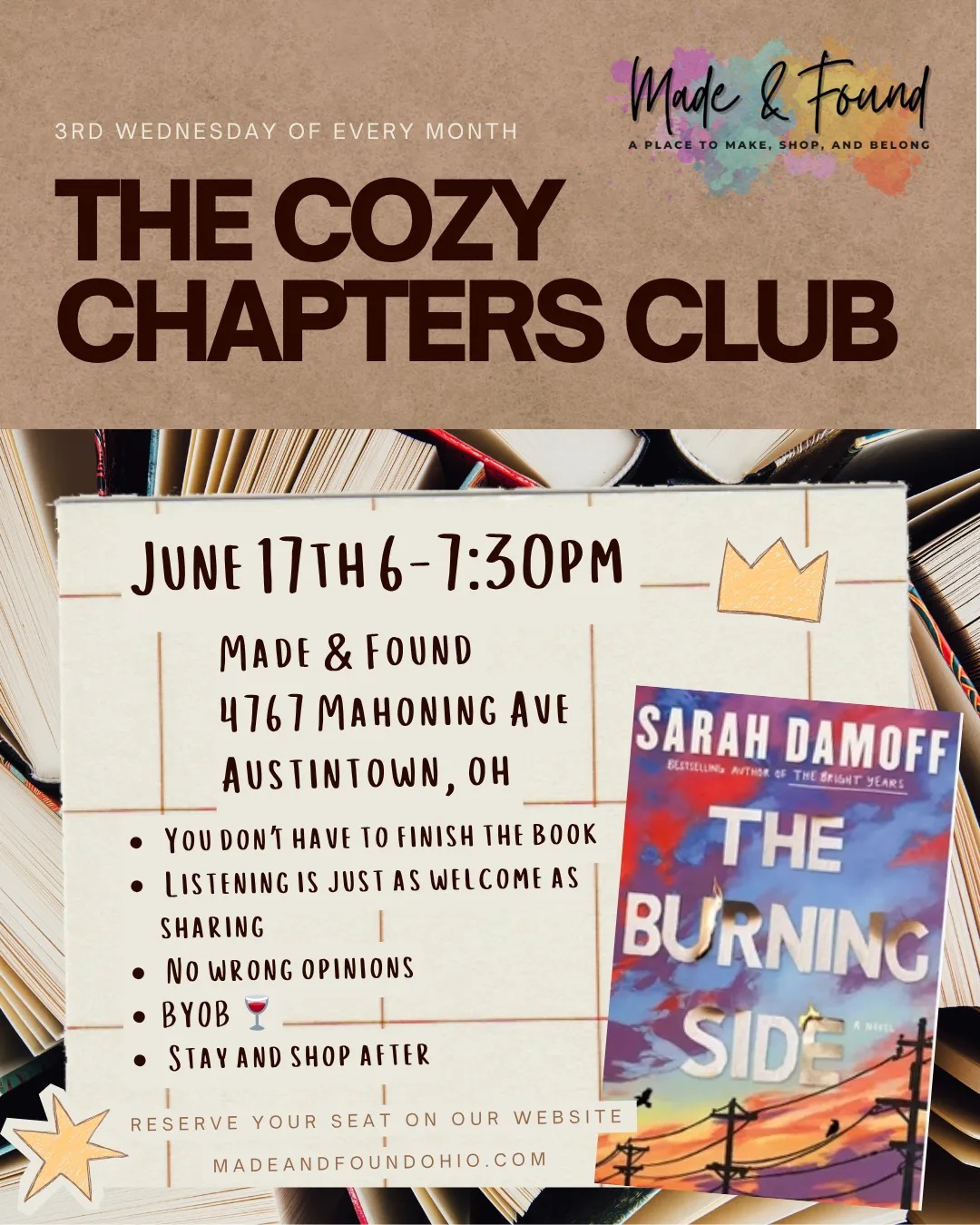 📕 The Cozy Chapters Club 📕 (Book Club)