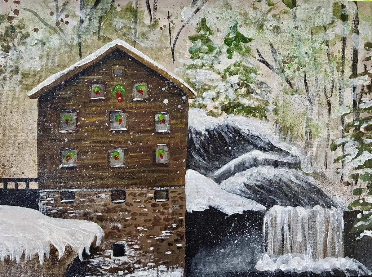 🎄✨ Christmas in July Paint Class - Christmas at Lanterman’s Mill