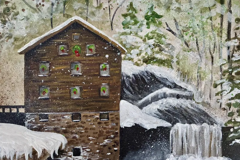 ๐โจ Christmas in July Paint Class - Christmas at Lantermanโs Mill