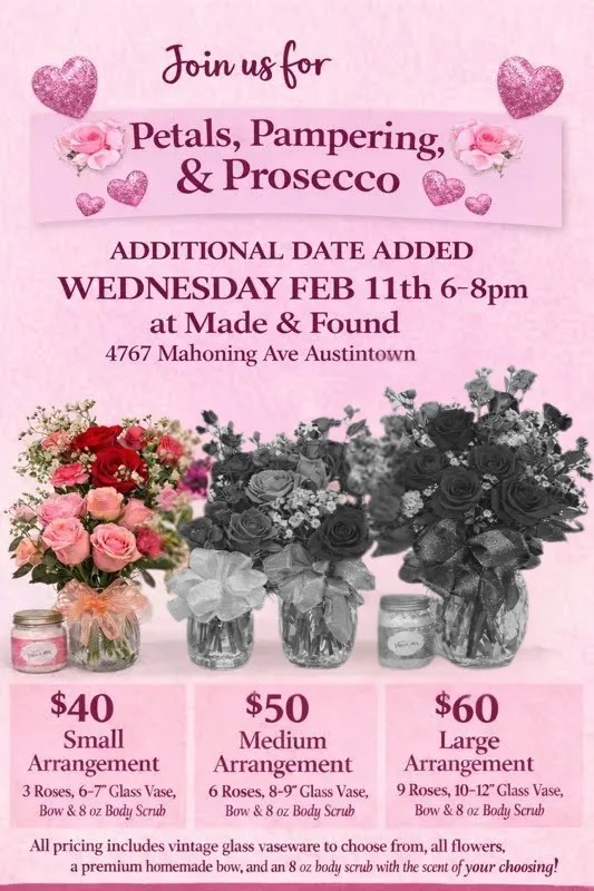 🌸 Petals, Pampering & Prosecco Party 🌸 Small Arrangement